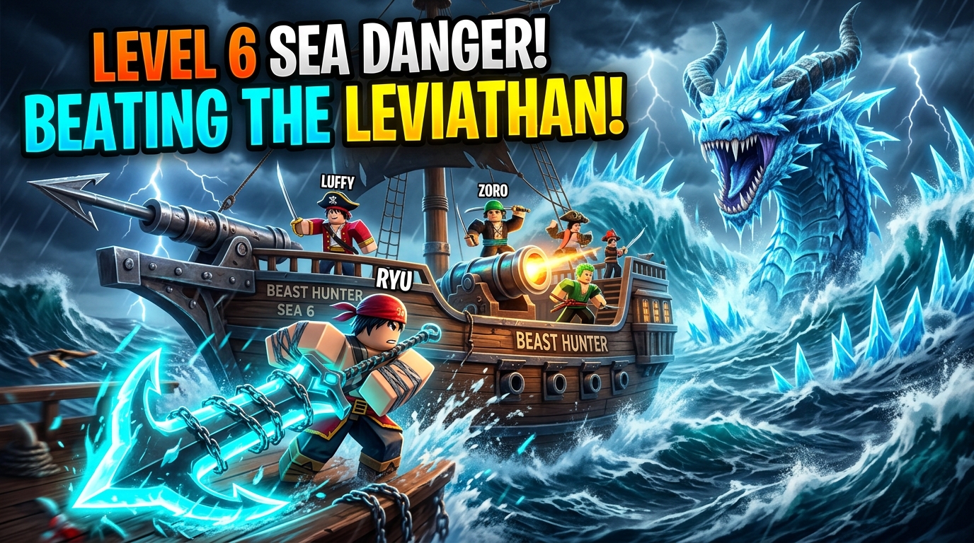 Cẩm Nang Săn Hải Quái Leviathan Trong Blox Fruits: Hướng Dẫn Vượt Vùng Biển Cấp 6, Định Vị Trái Tim Băng Giá Và Chế Tạo Mỏ Neo Shark Anchor