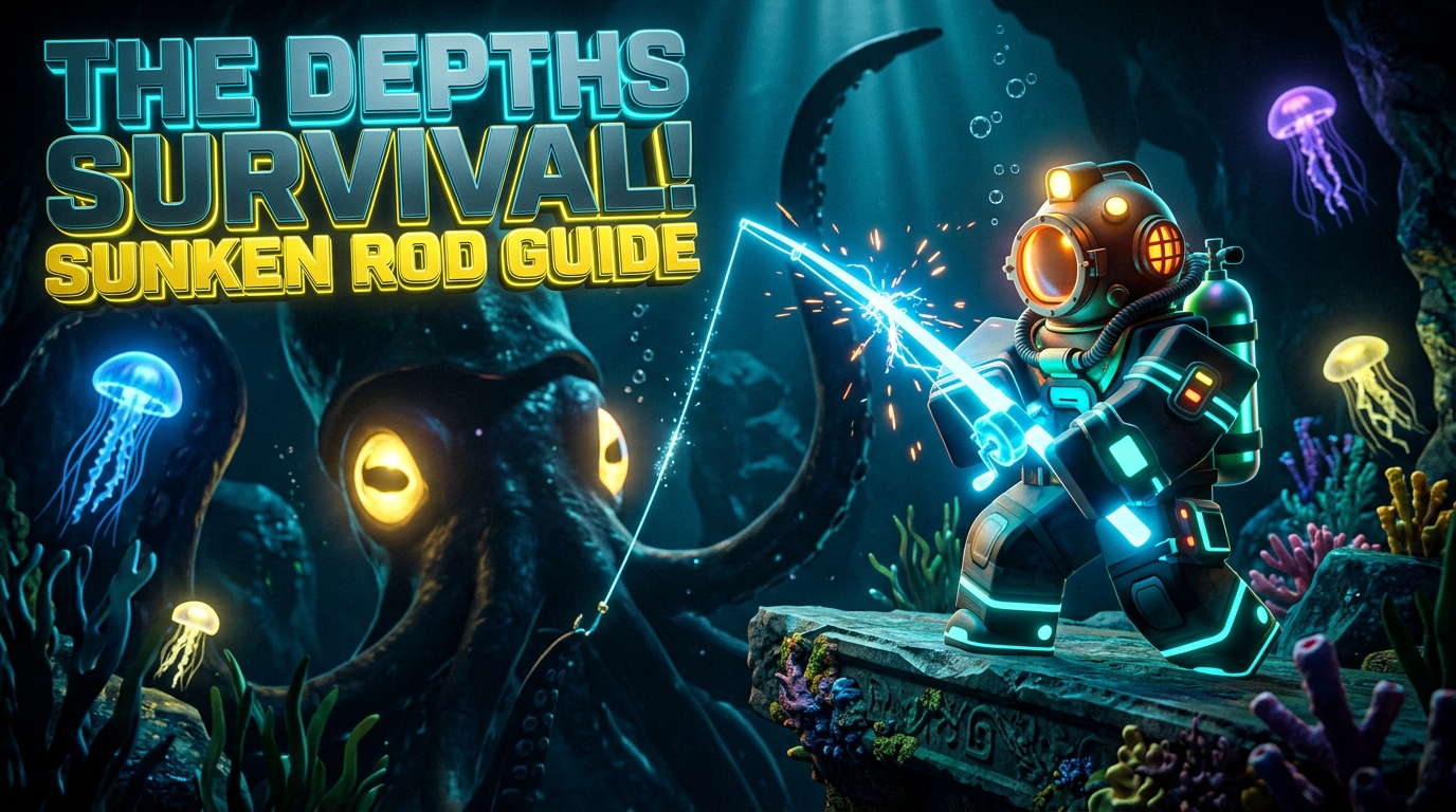Fisch The Depths Survival Guide: Vertigo Whirlpool, Sunken Rod & Colossal Squid Hunting