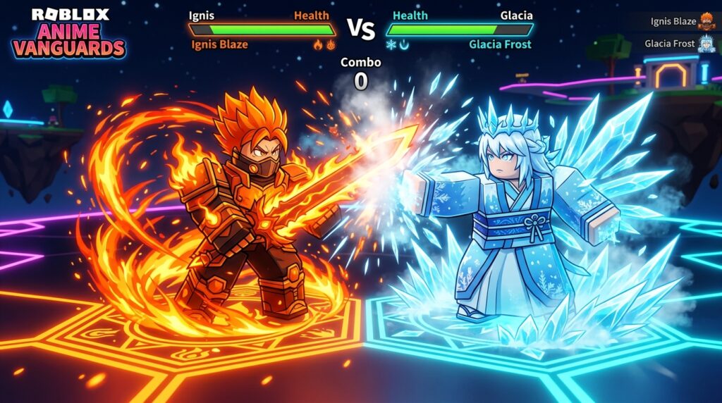Hệ Thống 12 Nguyên Tố Anime Vanguards: Cẩm Nang Khắc Chế Thuộc Tính Và Đội Hình Chuyên Hệ Chuẩn Meta