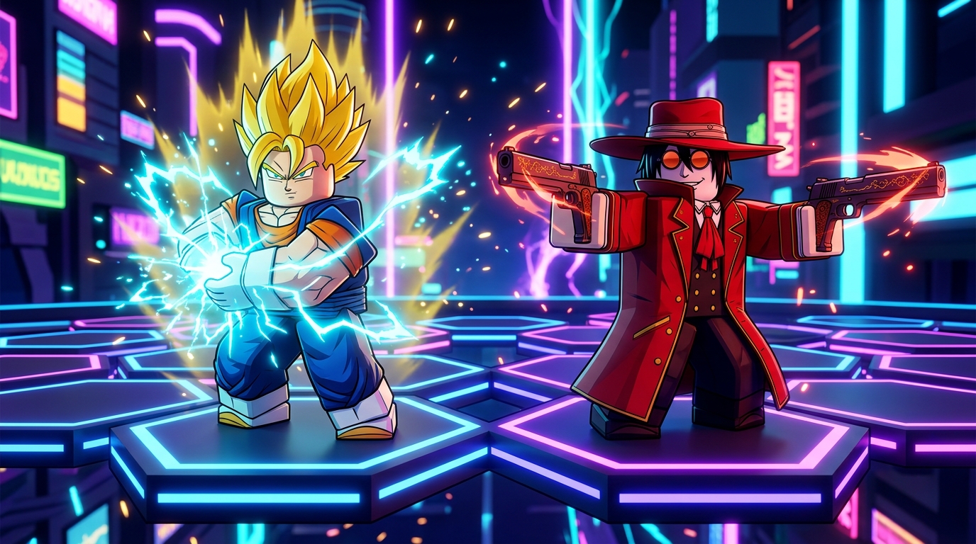 Top 5 Đội Hình Anime Vanguards Chuẩn Meta - 3D Roblox Render